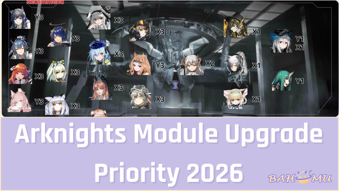 Arknights Module Upgrade Priority 2026 Don T Waste Your Materials Bahomu Arknights Module Upgrade Priority 2026
