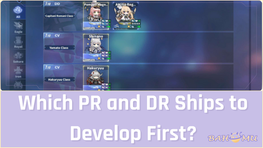 Which PR and DR Ships to Develop First?