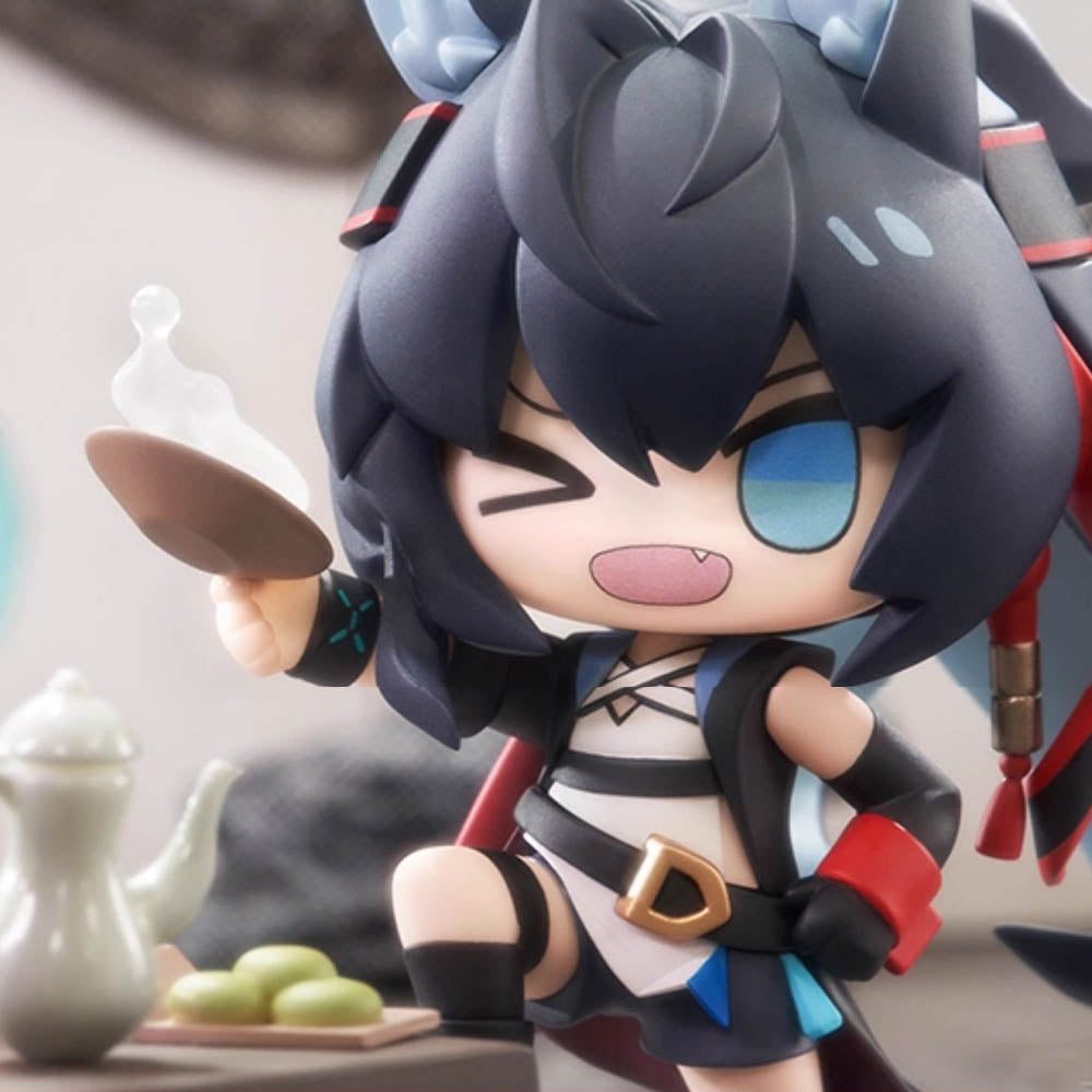 Arknights Party Chibiz Ch'en / Blaze Chibi Figure