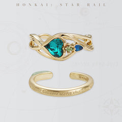 Honkai: Star Rail Aventurine Impression Series Ring Set