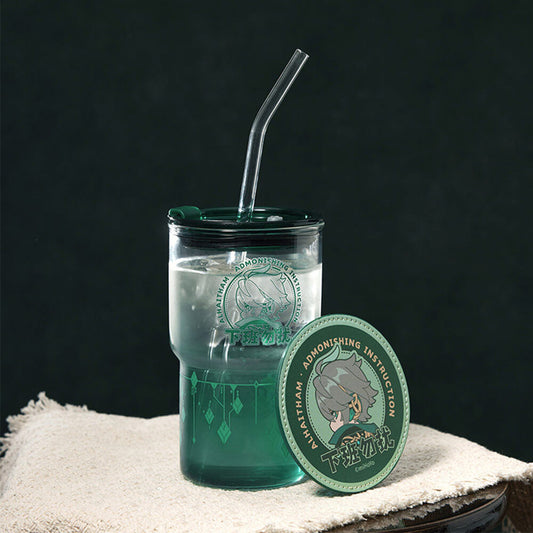 Genshin Impact Alhaitham Impression Series Straw Tumbler Gift Set