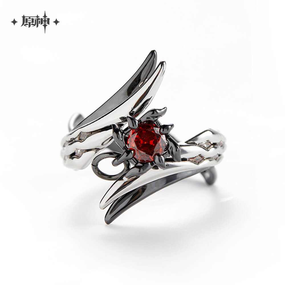 Genshin Impact Arlecchino Impression Series Necklace & Ring Set