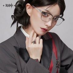 Genshin Impact Arlecchino Impression Series Necklace & Ring Set