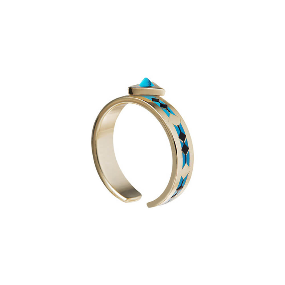 Genshin Impact Citlali Impression Series Turquoise Ring