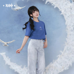 Genshin Impact Columbina Impression Series Casual Short-Sleeve T-shirt
