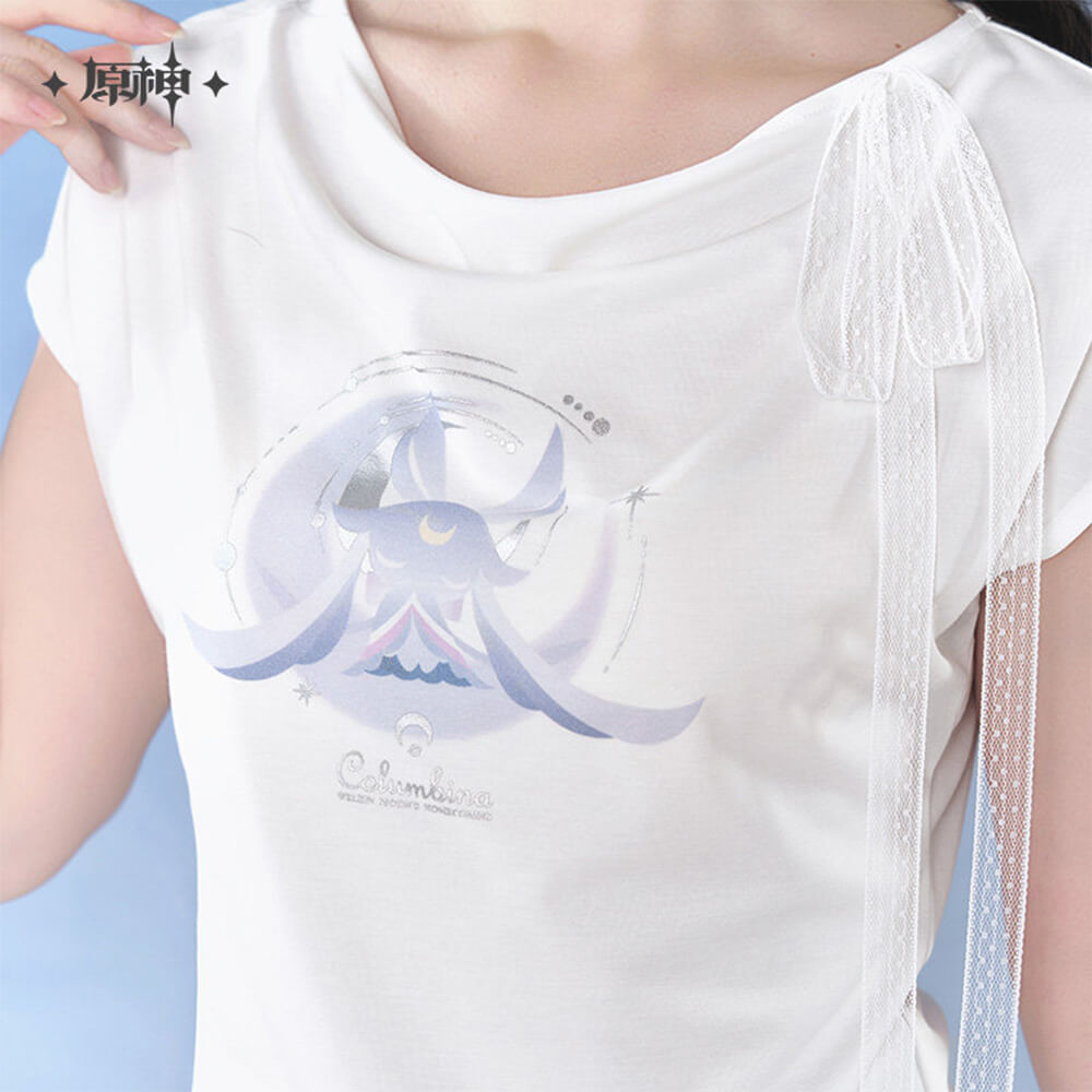 Genshin Impact Columbina Impression Series Fitted T-Shirt