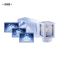 Genshin Impact Columbina Rotating Paper-Cut Night Light Music Box Gift Box