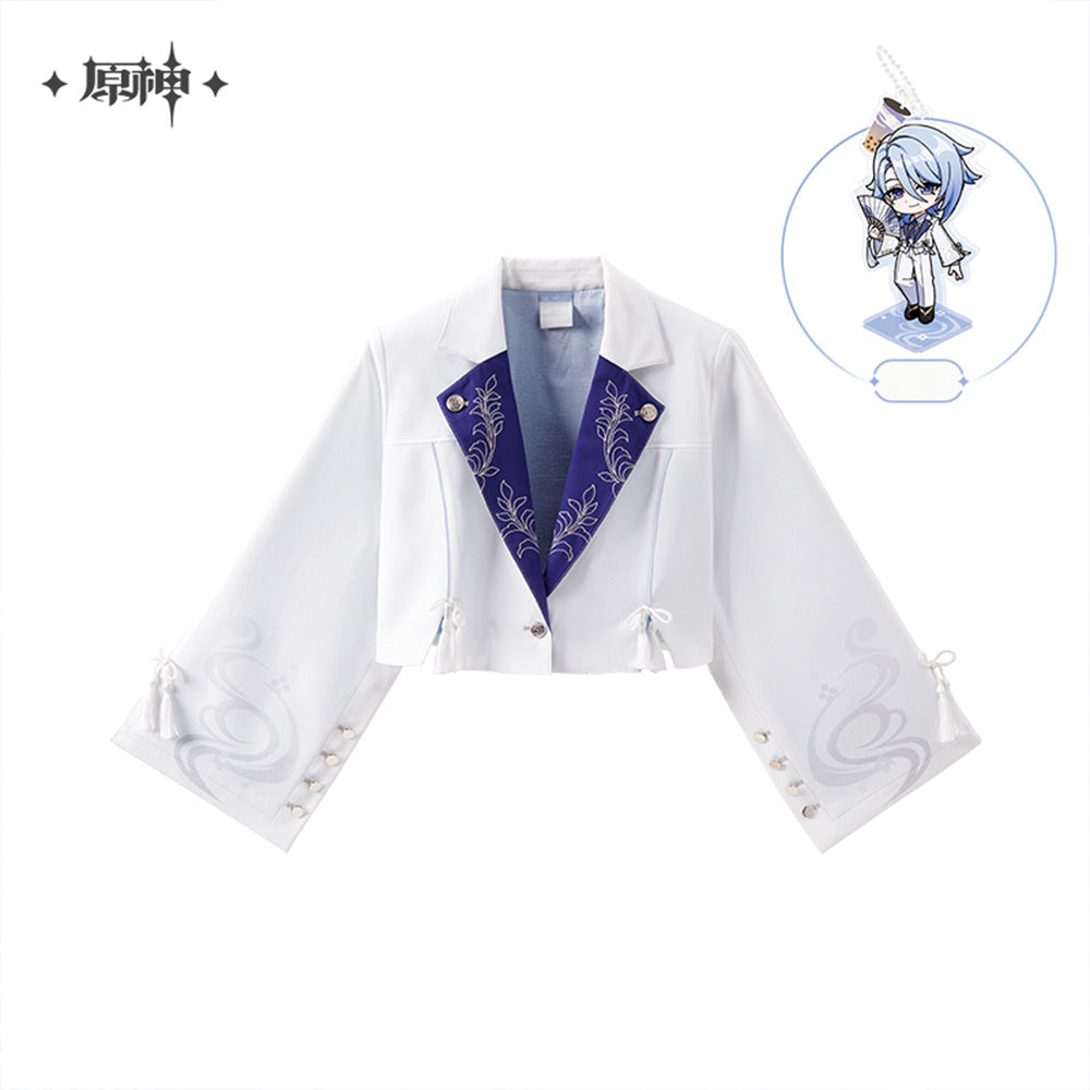 Genshin Impact Kamisato Ayato Impression Cropped Jacket