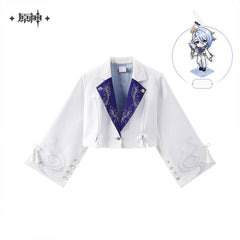 Genshin Impact Kamisato Ayato Impression Cropped Jacket