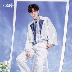 Genshin Impact Kamisato Ayato Impression Cropped Jacket