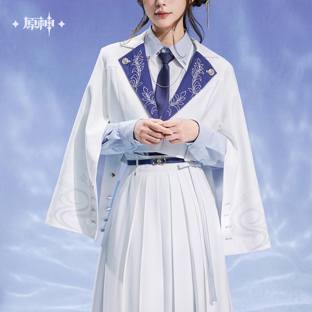 Genshin Impact Kamisato Ayato Impression Cropped Jacket