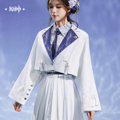 Genshin Impact Kamisato Ayato Impression Cropped Jacket