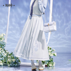 Genshin Impact Kamisato Ayato Impression Midi Skirt