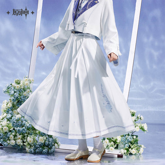 Genshin Impact Kamisato Ayato Impression Midi Skirt