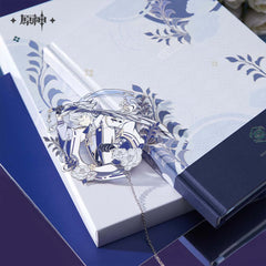 Genshin Impact Kamisato Ayato Impression Notebook Bookmark Gift Box