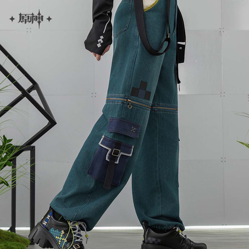 Genshin Impact Kinich Impression Detachable Cargo Jeans
