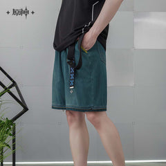 Genshin Impact Kinich Impression Detachable Cargo Jeans