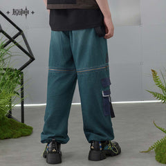 Genshin Impact Kinich Impression Detachable Cargo Jeans