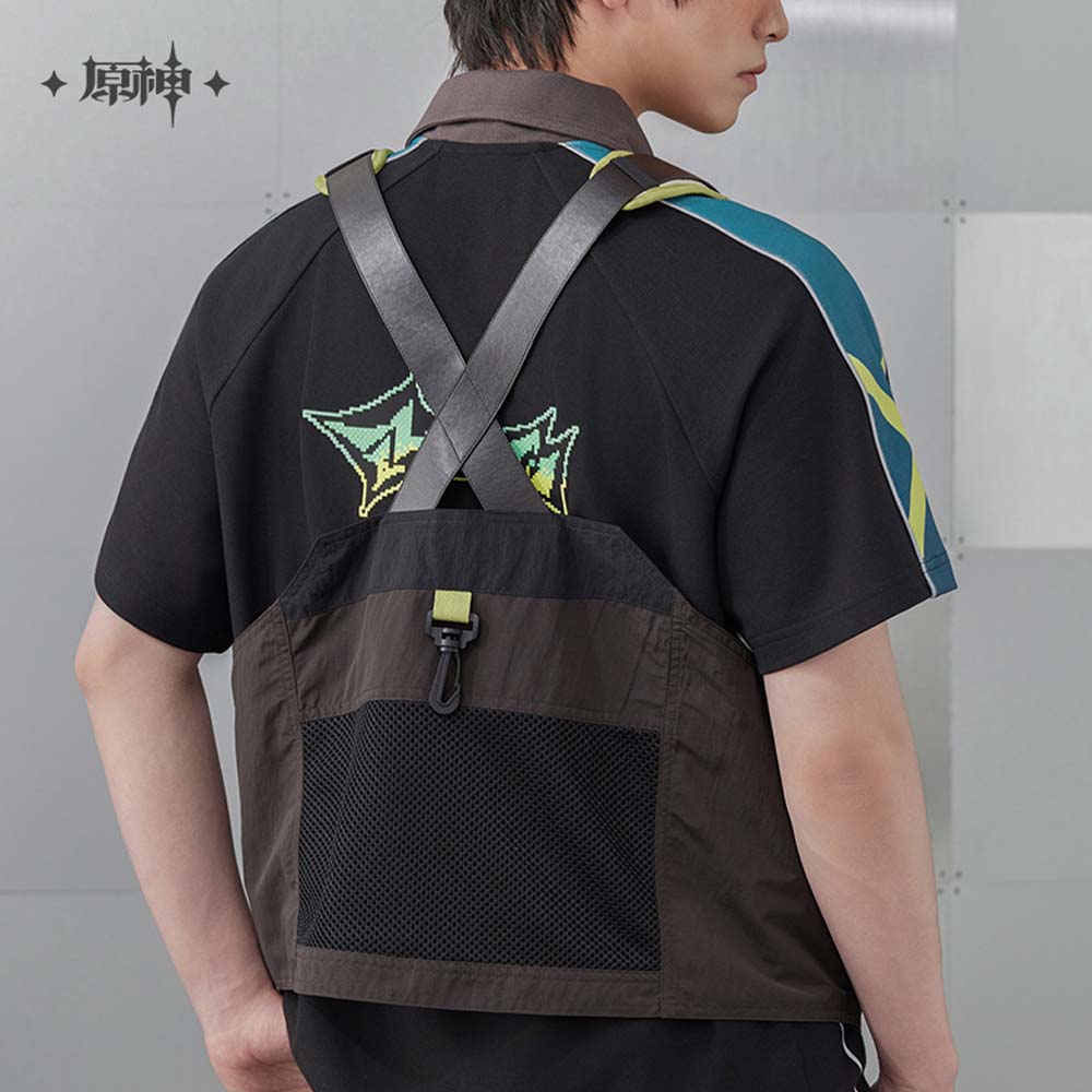 Genshin Impact Kinich Impression Outdoor Utility Work Vest