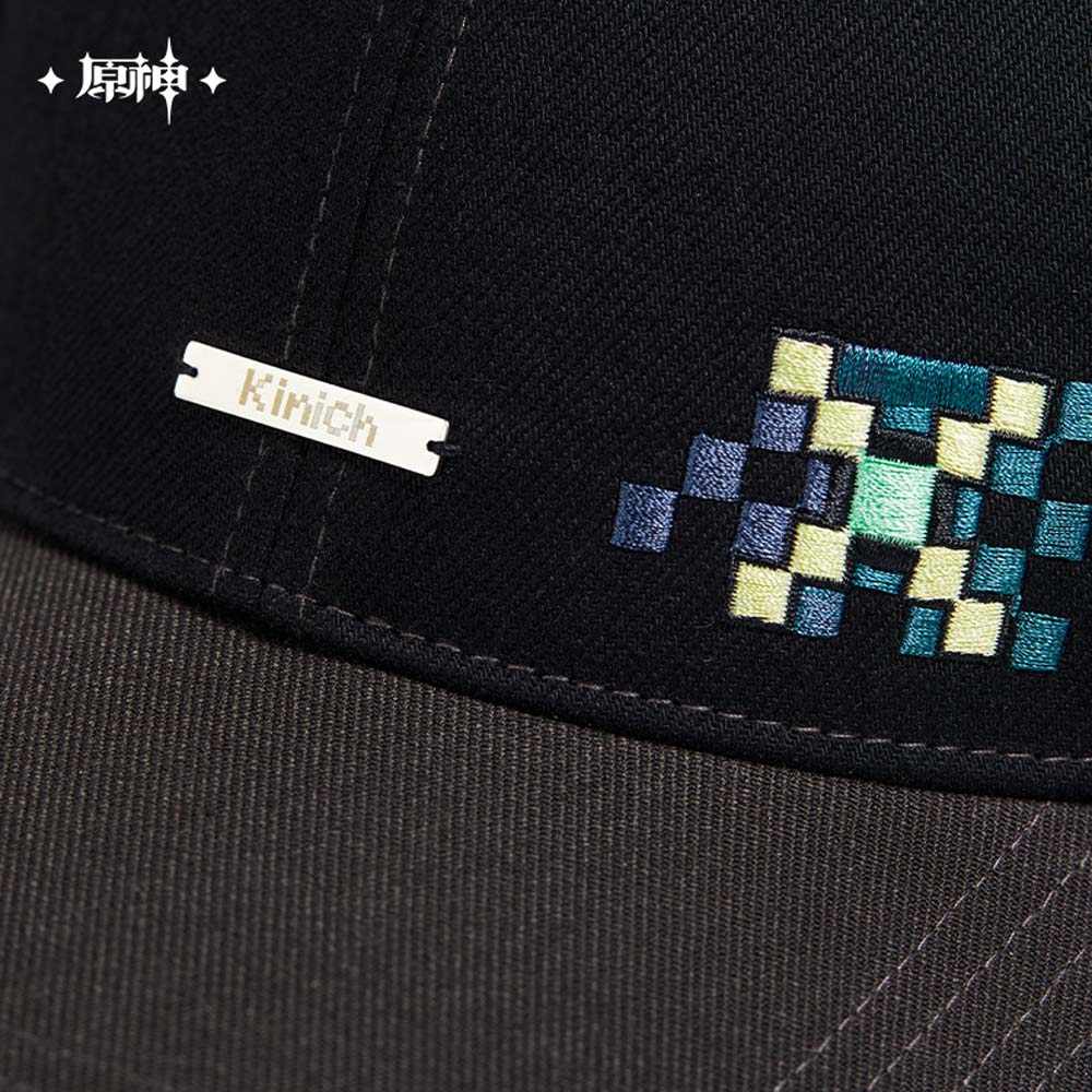 Genshin Impact Kinich Impression Ribbon Tie Denim Baseball Cap