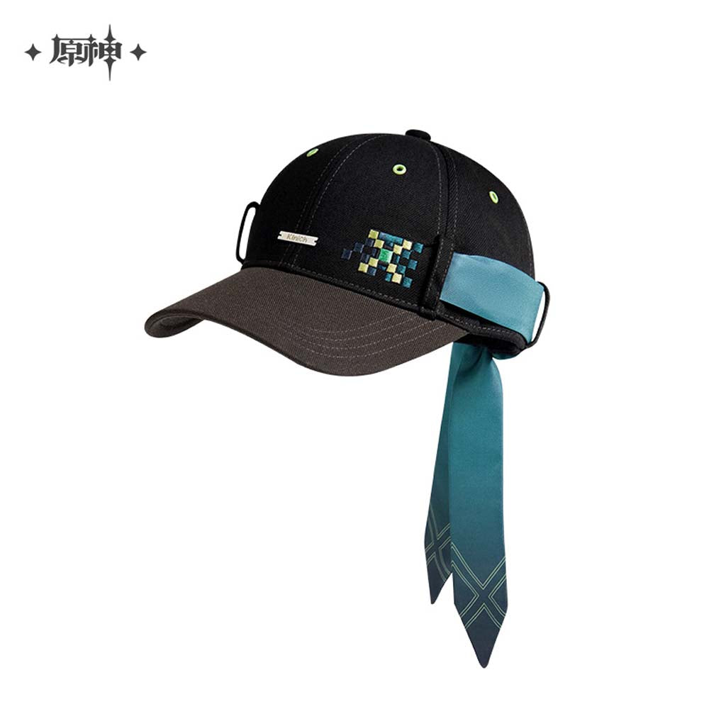 Genshin Impact Kinich Impression Ribbon Tie Denim Baseball Cap