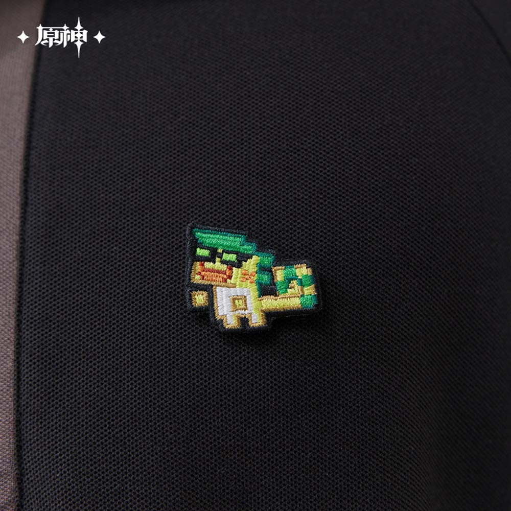 Genshin Impact Kinich Impression Unisex Short Sleeve Polo Shirt