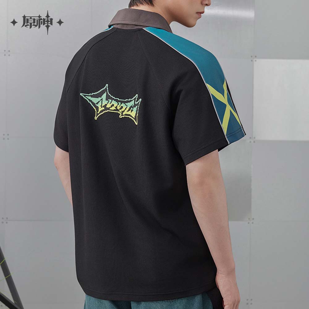Genshin Impact Kinich Impression Unisex Short Sleeve Polo Shirt