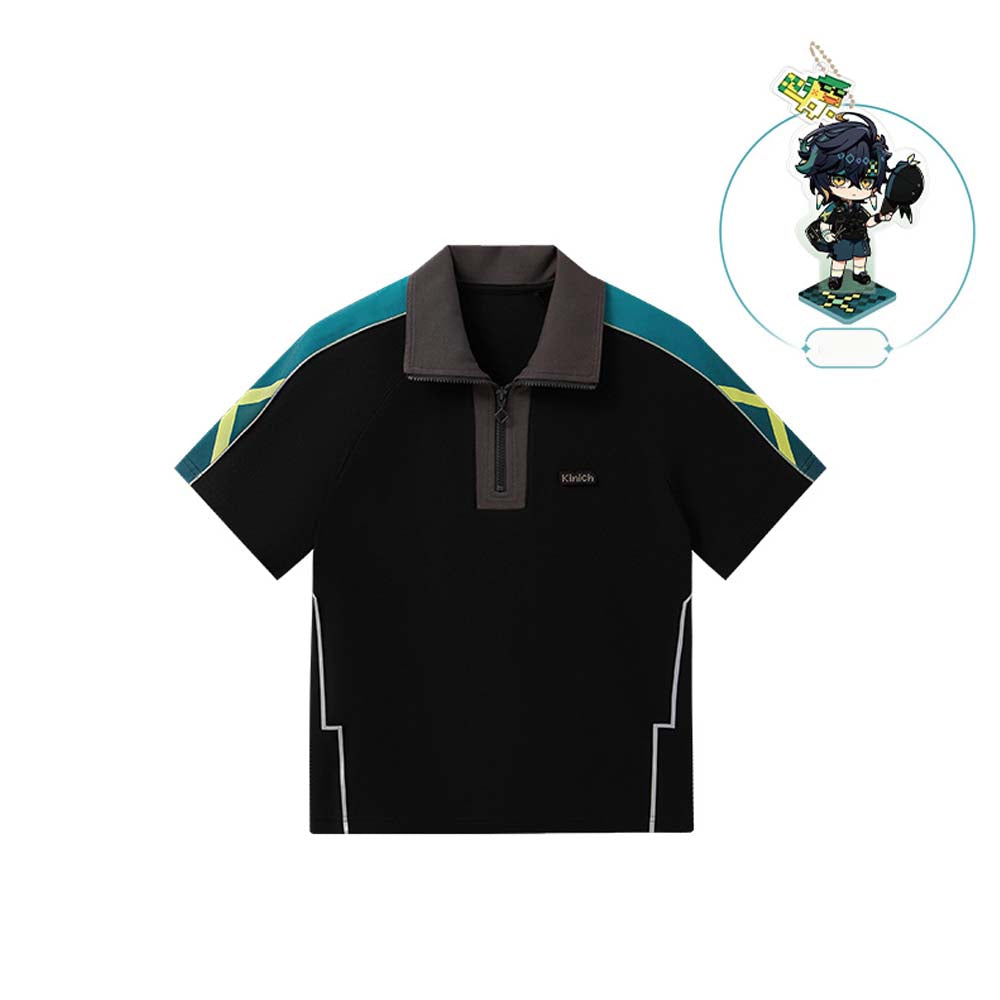 Genshin Impact Kinich Impression Unisex Short Sleeve Polo Shirt