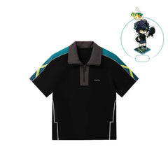 Genshin Impact Kinich Impression Unisex Short Sleeve Polo Shirt