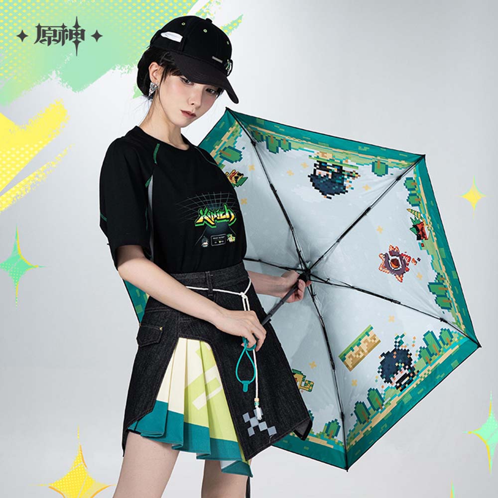 Genshin Impact Kinich Impression UV Sunshade Umbrella