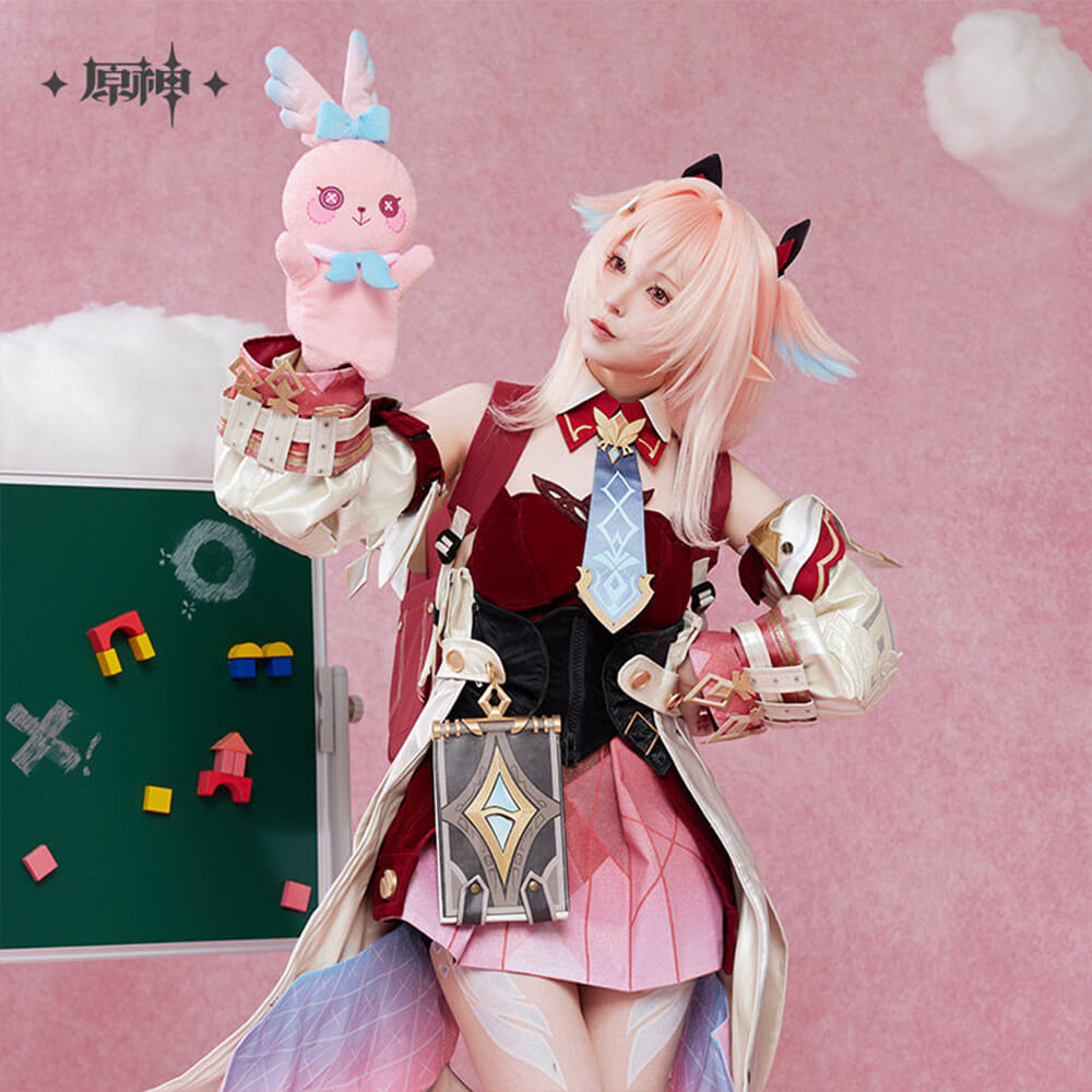 Genshin Impact Linnea Bunny Plush Hand Puppet
