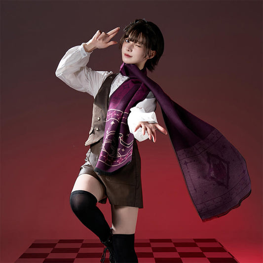Genshin Impact Magic Show Series Lyney / Lynette Impression Scarf