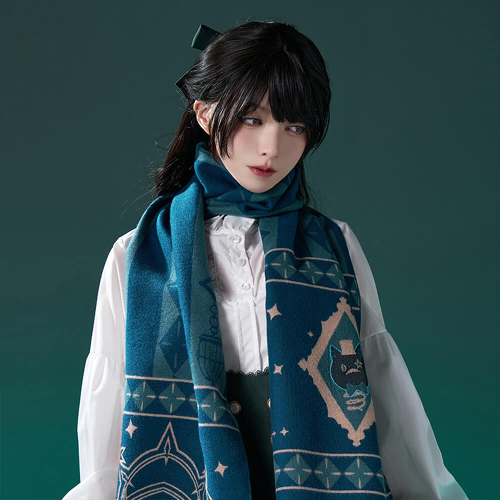 Genshin Impact Magic Show Series Lyney / Lynette Impression Scarf