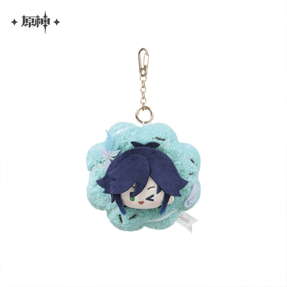 Genshin Impact Spring Blossom Tales Series Floral Wreath Plush Keychain
