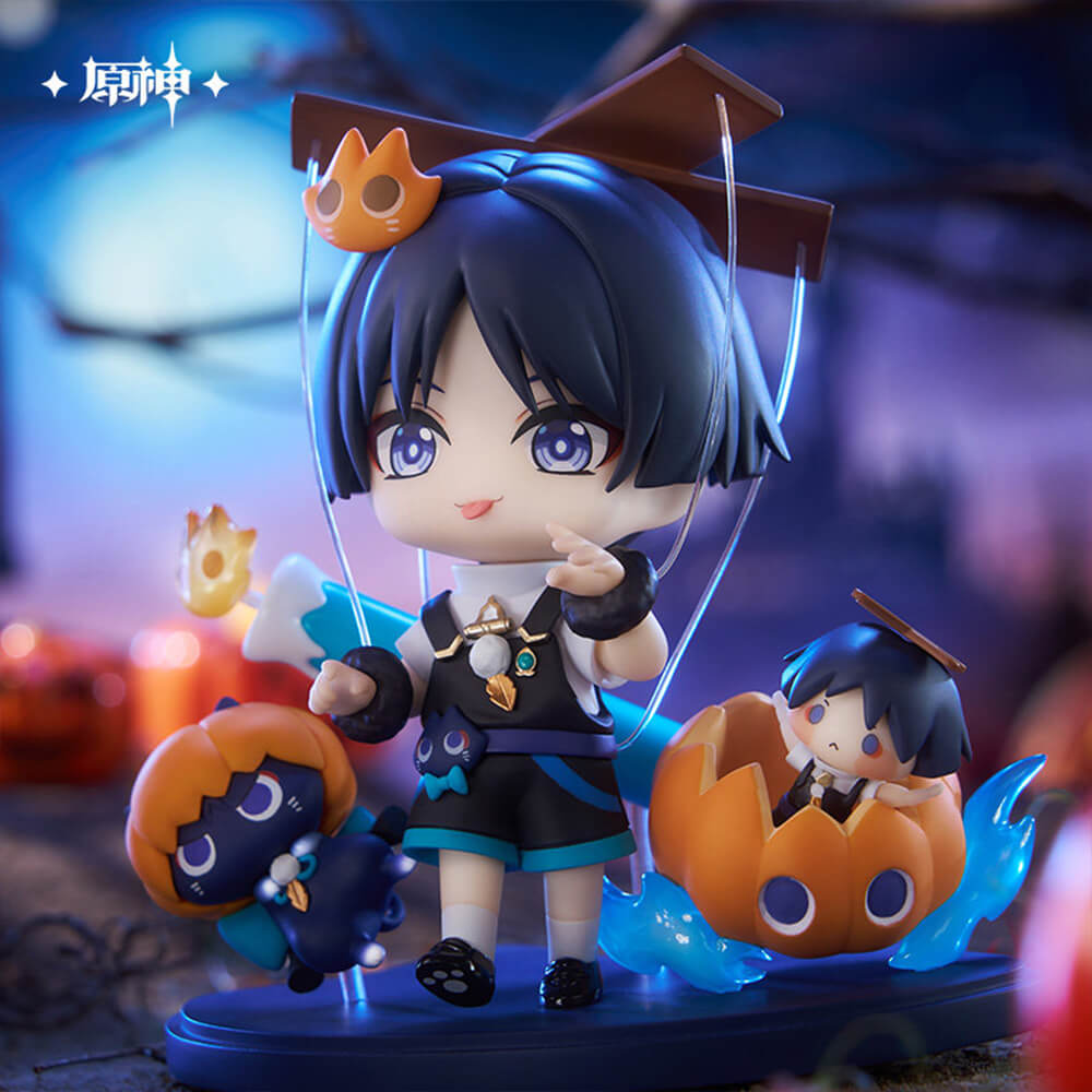 Genshin Impact Twilight Whimsy Series Wanderer Chibi Figure