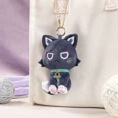 Genshin Impact Wanderer"Stray Cat in the Story" Plush Keychain & Sleeping Plush Doll