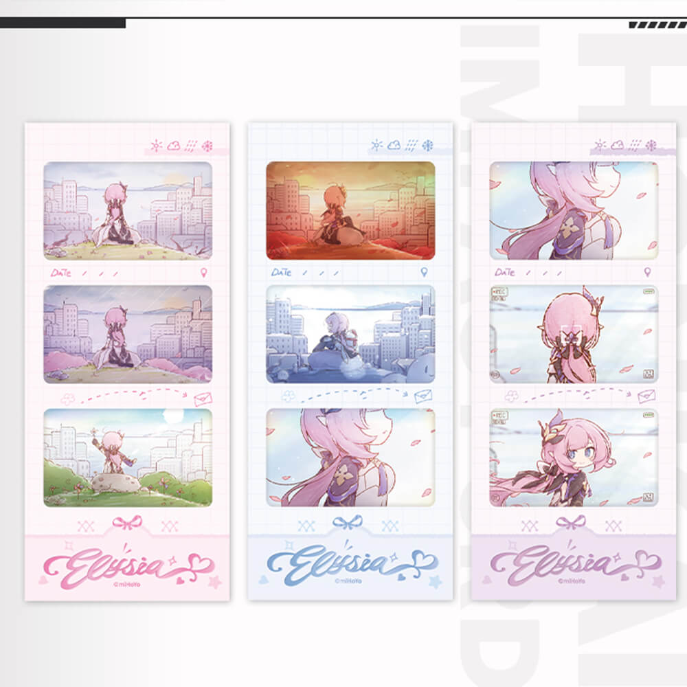 Honkai Impact 3rd Elysia Dreamcatcher Journey Series Faux Film Collector Card Set
