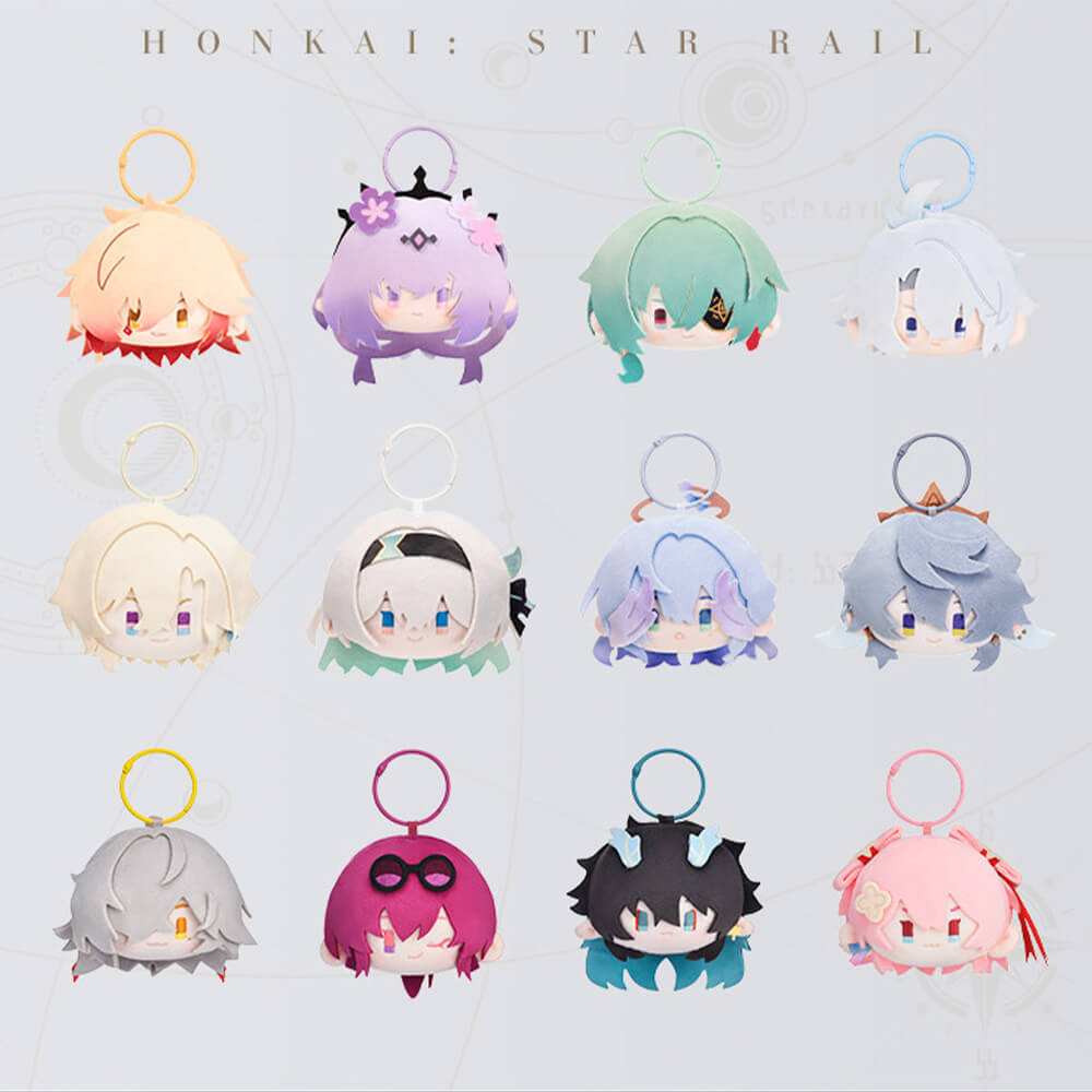 Honkai: Star Rail Big Head Series Plush Pendant
