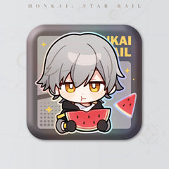 Honkai: Star Rail Square Cartoon Badges