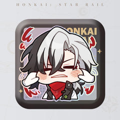 Honkai: Star Rail Square Cartoon Badges