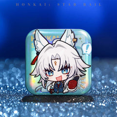 Honkai: Star Rail Square Cartoon Badges