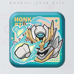 Honkai: Star Rail Square Cartoon Badges