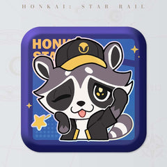 Honkai: Star Rail Square Cartoon Badges