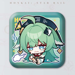 Honkai: Star Rail Square Cartoon Badges
