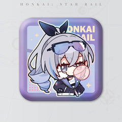 Honkai: Star Rail Square Cartoon Badges