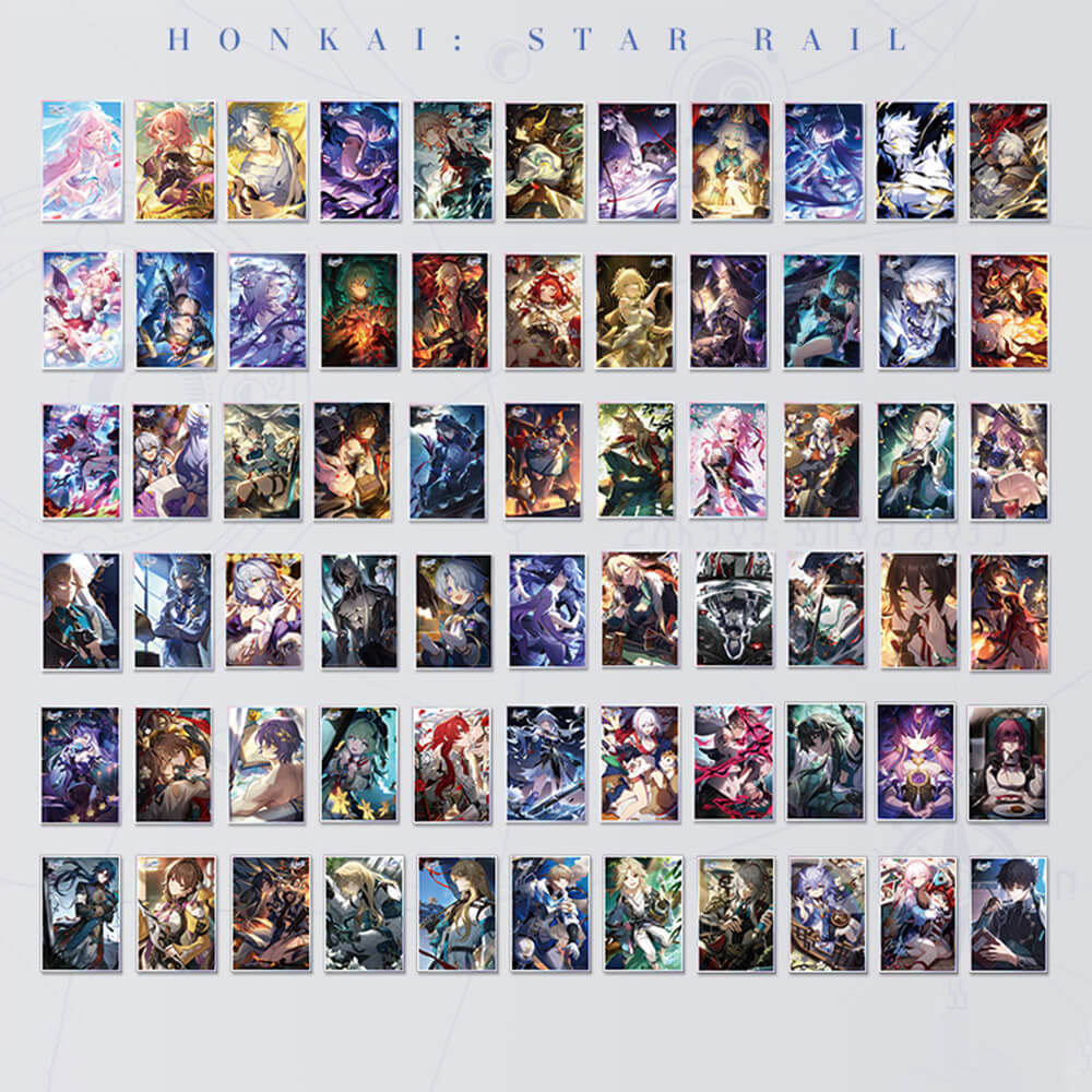 Honkai: Star Rail Light Cone Acrylic Colored Paper