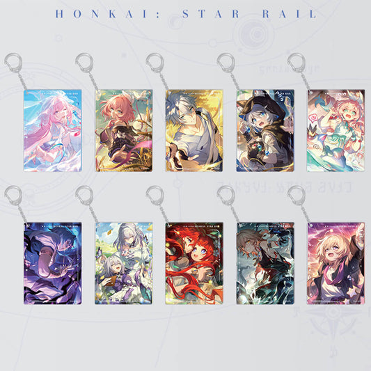 Honkai: Star Rail Light Cone Acrylic Keychain