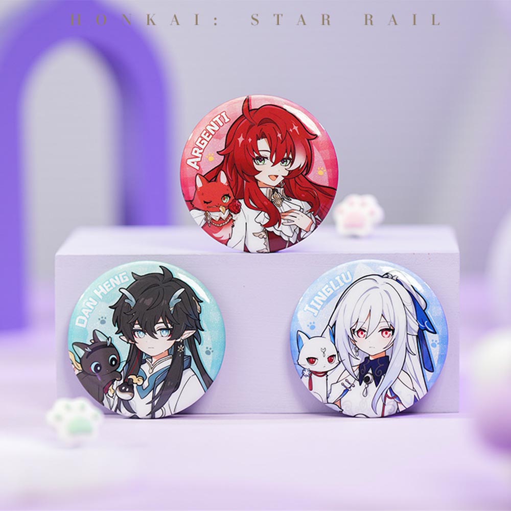 Honkai: Star Rail Little Cat Series Tinplate Badge