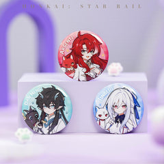 Honkai: Star Rail Little Cat Series Tinplate Badge