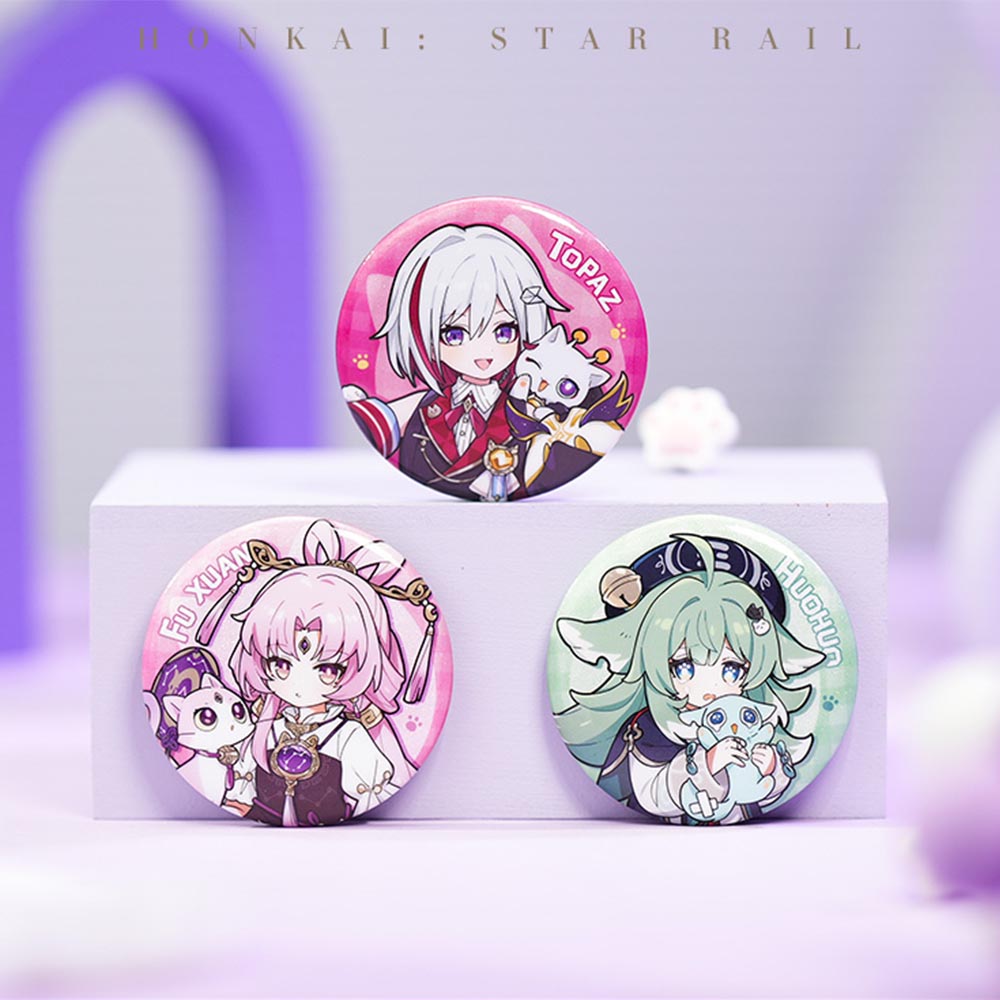 Honkai: Star Rail Little Cat Series Tinplate Badge